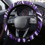 Hobart Hurricanes Cricket Steering Wheel Cover Australian Cricket Mascot - Modern Indigenous Style