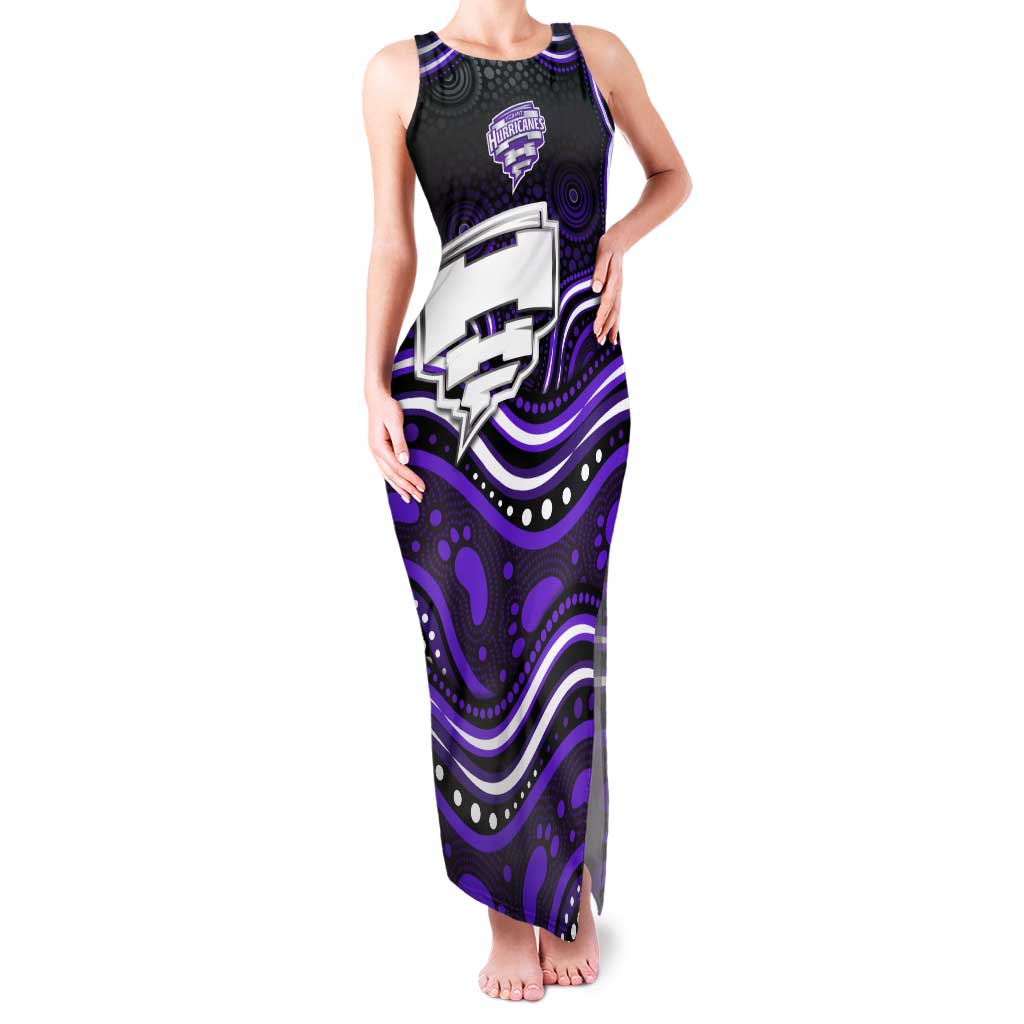 Hobart Hurricanes Cricket Tank Maxi Dress Australian Cricket Mascot - Modern Indigenous Style