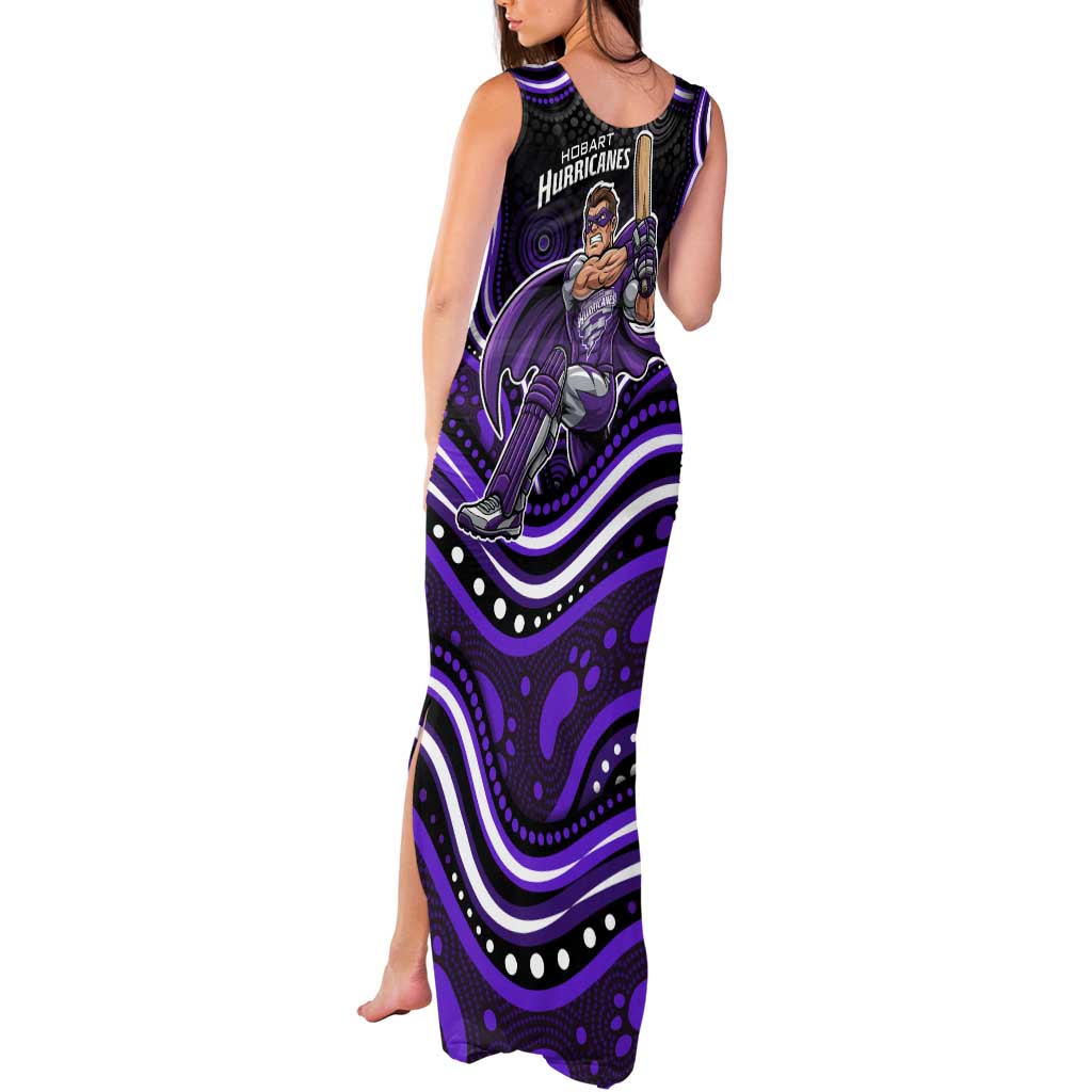 Hobart Hurricanes Cricket Tank Maxi Dress Australian Cricket Mascot - Modern Indigenous Style