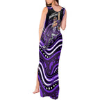 Hobart Hurricanes Cricket Tank Maxi Dress Australian Cricket Mascot - Modern Indigenous Style