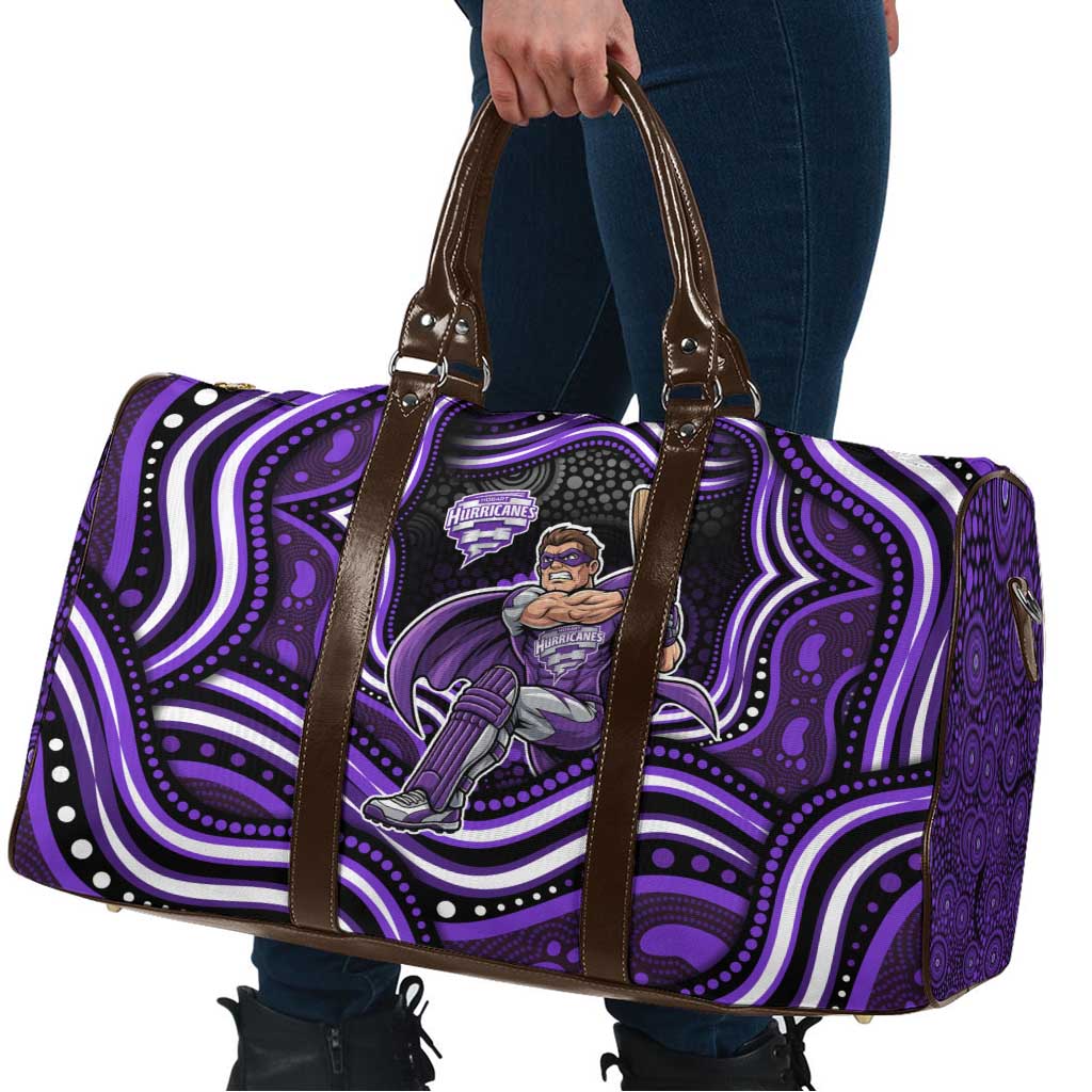Hobart Hurricanes Cricket Travel Bag Australian Cricket Mascot - Modern Indigenous Style