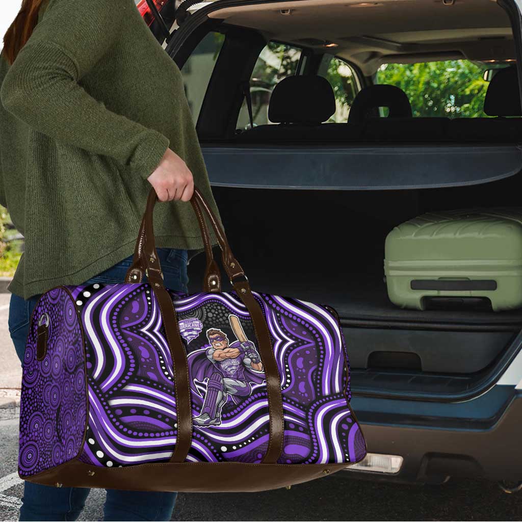 Hobart Hurricanes Cricket Travel Bag Australian Cricket Mascot - Modern Indigenous Style