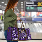 Hobart Hurricanes Cricket Travel Bag Australian Cricket Mascot - Modern Indigenous Style