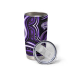 Hobart Hurricanes Cricket Tumbler Cup Australian Cricket Mascot - Modern Indigenous Style