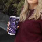 Hobart Hurricanes Cricket Tumbler Cup Australian Cricket Mascot - Modern Indigenous Style