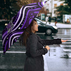 Hobart Hurricanes Cricket Umbrella Australian Cricket Mascot - Modern Indigenous Style