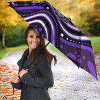 Hobart Hurricanes Cricket Umbrella Australian Cricket Mascot - Modern Indigenous Style