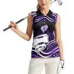 Hobart Hurricanes Cricket Women Sleeveless Polo Shirt Australian Cricket Mascot - Modern Indigenous Style