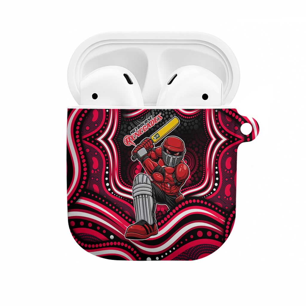 Melbourne Renegades Cricket AirPods Case Australian Cricket Mascot - Modern Indigenous Style