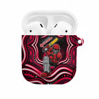 Melbourne Renegades Cricket AirPods Case Australian Cricket Mascot - Modern Indigenous Style