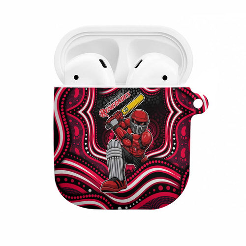 Melbourne Renegades Cricket AirPods Case Australian Cricket Mascot - Modern Indigenous Style