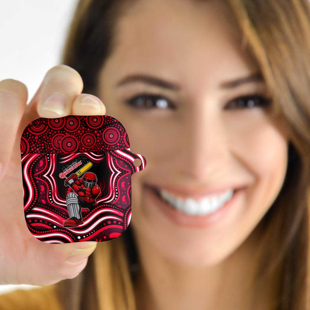 Melbourne Renegades Cricket AirPods Case Australian Cricket Mascot - Modern Indigenous Style