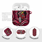 Melbourne Renegades Cricket AirPods Case Australian Cricket Mascot - Modern Indigenous Style