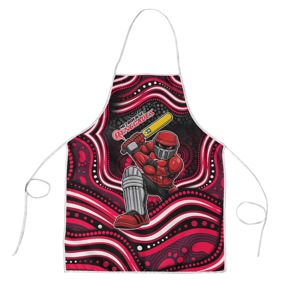 Melbourne Renegades Cricket Apron Australian Cricket Mascot - Modern Indigenous Style