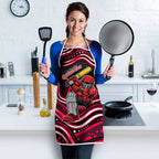 Melbourne Renegades Cricket Apron Australian Cricket Mascot - Modern Indigenous Style