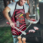 Melbourne Renegades Cricket Apron Australian Cricket Mascot - Modern Indigenous Style