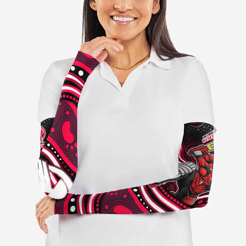 Melbourne Renegades Cricket Arm Sleeves Australian Cricket Mascot - Modern Indigenous Style