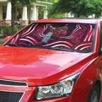 Melbourne Renegades Cricket Auto Sun Shade Australian Cricket Mascot - Modern Indigenous Style