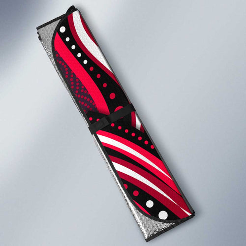 Melbourne Renegades Cricket Auto Sun Shade Australian Cricket Mascot - Modern Indigenous Style
