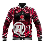 Melbourne Renegades Cricket Baseball Jacket Australian Cricket Mascot - Modern Indigenous Style