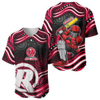 Melbourne Renegades Cricket Baseball Jersey Australian Cricket Mascot - Modern Indigenous Style
