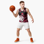 Melbourne Renegades Cricket Basketball Jersey Australian Cricket Mascot - Modern Indigenous Style
