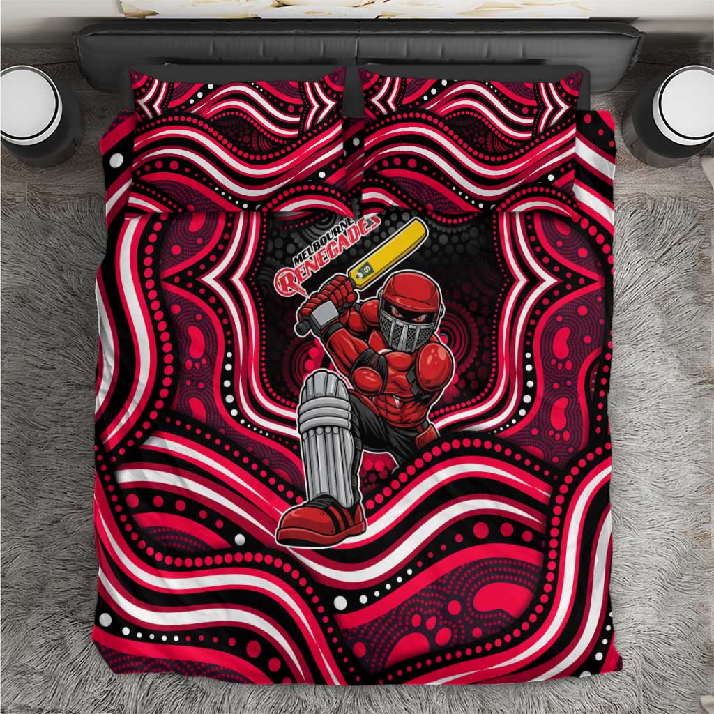 Melbourne Renegades Cricket Bedding Set Australian Cricket Mascot - Modern Indigenous Style