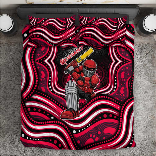 Melbourne Renegades Cricket Bedding Set Australian Cricket Mascot - Modern Indigenous Style