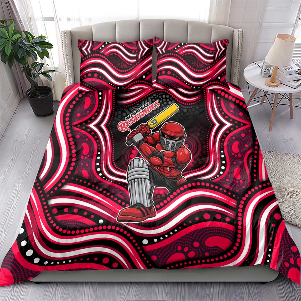 Melbourne Renegades Cricket Bedding Set Australian Cricket Mascot - Modern Indigenous Style