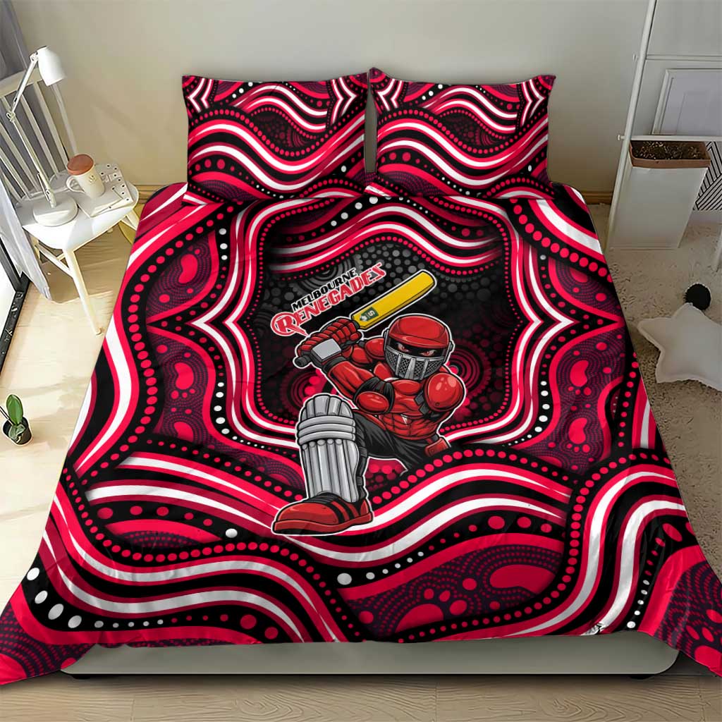 Melbourne Renegades Cricket Bedding Set Australian Cricket Mascot - Modern Indigenous Style