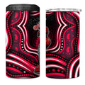 Melbourne Renegades Cricket 4 in 1 Can Cooler Tumbler Australian Cricket Mascot - Modern Indigenous Style