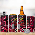 Melbourne Renegades Cricket 4 in 1 Can Cooler Tumbler Australian Cricket Mascot - Modern Indigenous Style