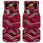 Melbourne Renegades Cricket Car Mats Australian Cricket Mascot - Modern Indigenous Style