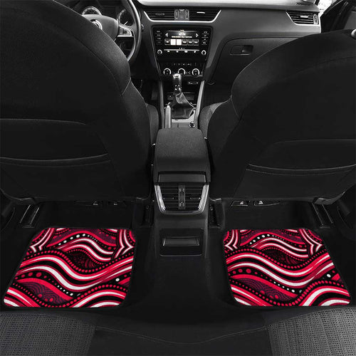 Melbourne Renegades Cricket Car Mats Australian Cricket Mascot - Modern Indigenous Style