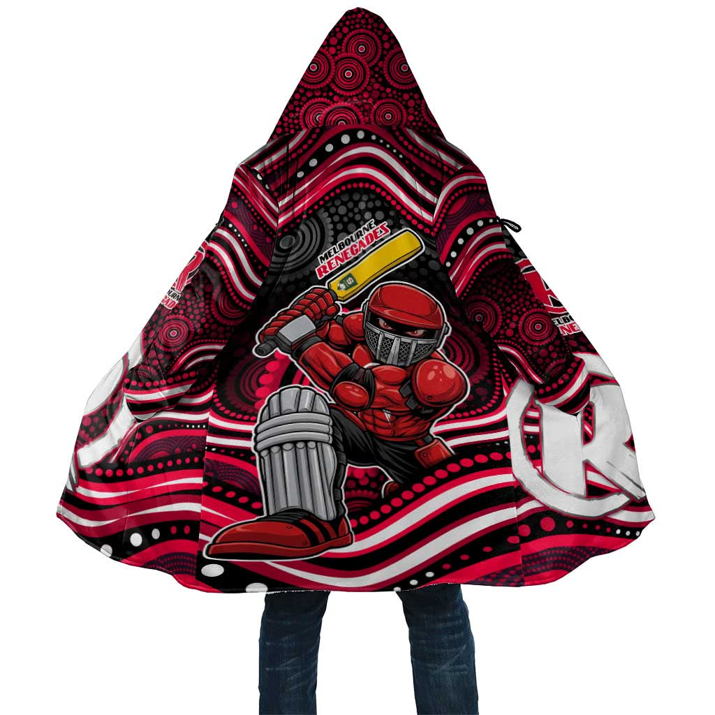 Melbourne Renegades Cricket Cloak Australian Cricket Mascot - Modern Indigenous Style