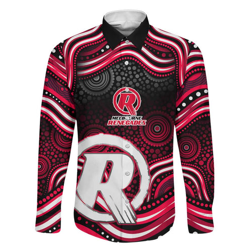 Melbourne Renegades Cricket Family Matching Tank Maxi Dress and Hawaiian Shirt Australian Cricket Mascot - Modern Indigenous Style
