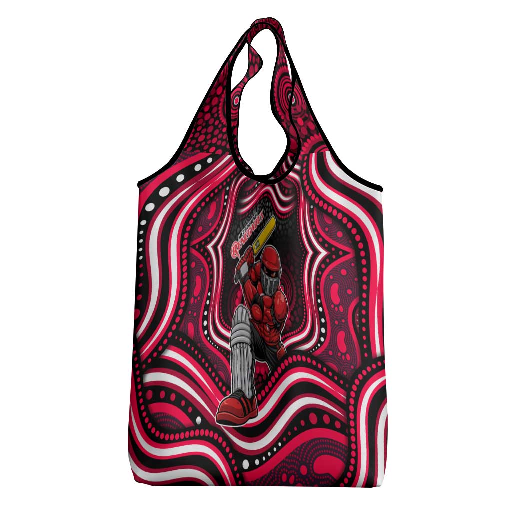 Melbourne Renegades Cricket Grocery Bag Australian Cricket Mascot - Modern Indigenous Style