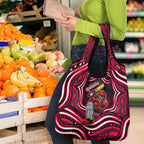 Melbourne Renegades Cricket Grocery Bag Australian Cricket Mascot - Modern Indigenous Style