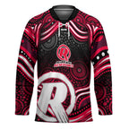 Melbourne Renegades Cricket Hockey Jersey Australian Cricket Mascot - Modern Indigenous Style