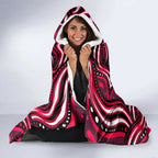 Melbourne Renegades Cricket Hooded Blanket Australian Cricket Mascot - Modern Indigenous Style