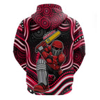 Melbourne Renegades Cricket Hoodie Australian Cricket Mascot - Modern Indigenous Style