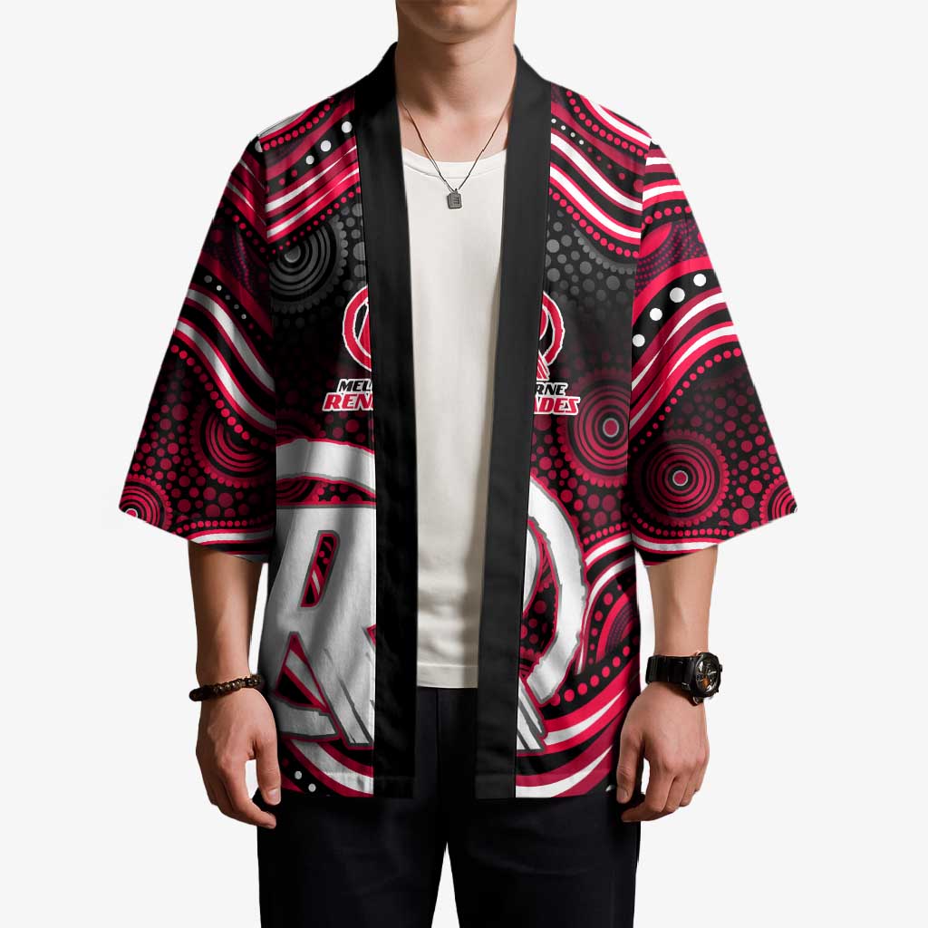 Melbourne Renegades Cricket Kimono Australian Cricket Mascot - Modern Indigenous Style
