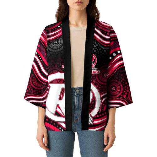 Melbourne Renegades Cricket Kimono Australian Cricket Mascot - Modern Indigenous Style