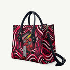 Melbourne Renegades Cricket Leather Bag Australian Cricket Mascot - Modern Indigenous Style