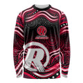 Melbourne Renegades Cricket Long Sleeve Shirt Australian Cricket Mascot - Modern Indigenous Style