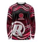 Melbourne Renegades Cricket Long Sleeve Shirt Australian Cricket Mascot - Modern Indigenous Style