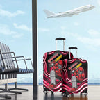 Melbourne Renegades Cricket Luggage Cover Australian Cricket Mascot - Modern Indigenous Style