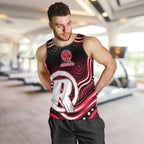 Melbourne Renegades Cricket Men Tank Top Australian Cricket Mascot - Modern Indigenous Style
