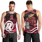 Melbourne Renegades Cricket Men Tank Top Australian Cricket Mascot - Modern Indigenous Style