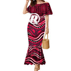 Melbourne Renegades Cricket Mermaid Dress Australian Cricket Mascot - Modern Indigenous Style